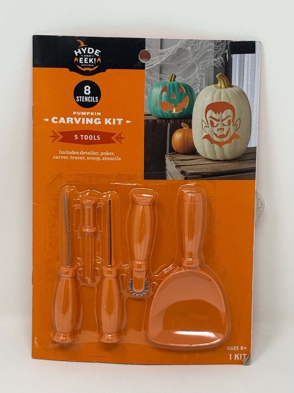 Pumpkin Carving Party Kit Includes Stencils & Scoops